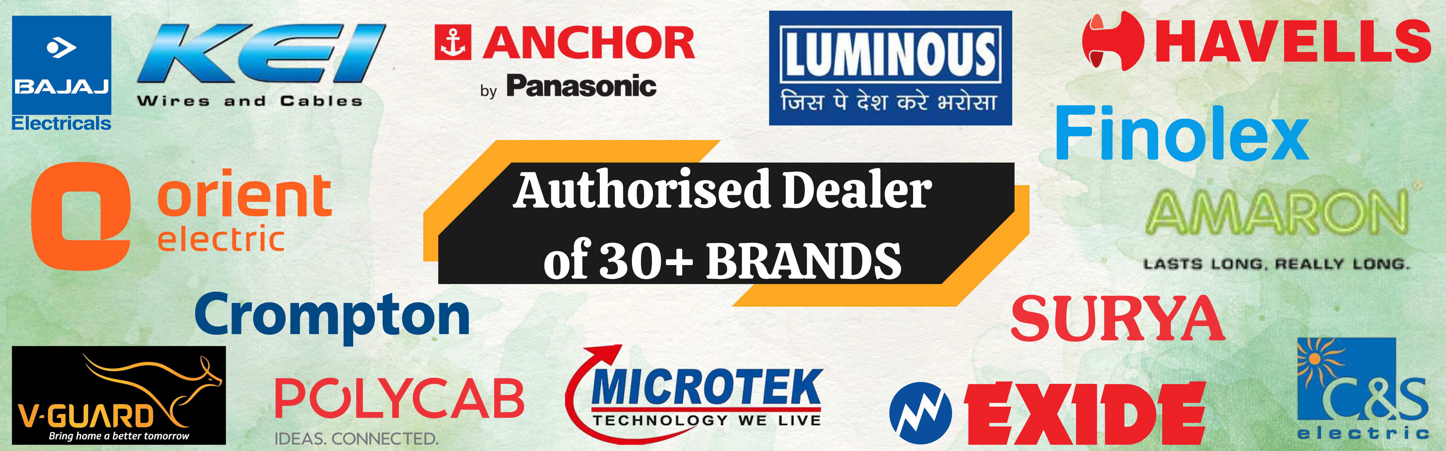 Electrical brands available at Pankaj Electricals Indirapuram