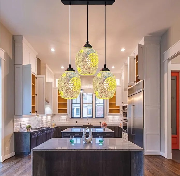 Designer kitchen pendant lighting installation Vaishali Ghaziabad